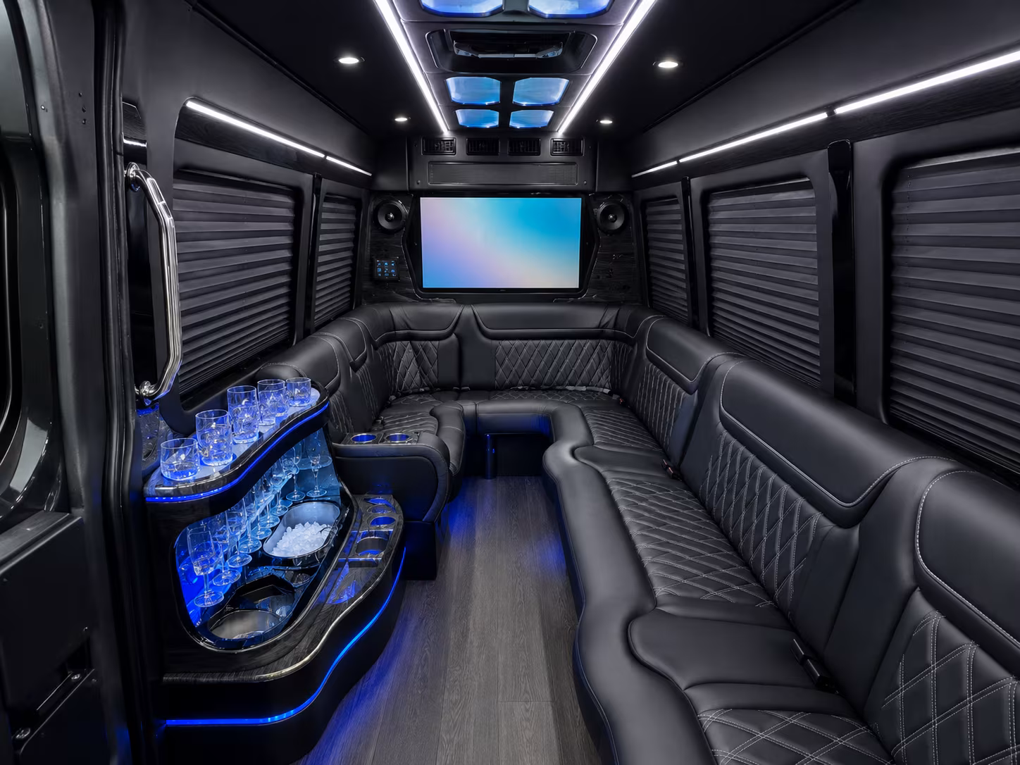 huntsville sporting event transportation onboard seating